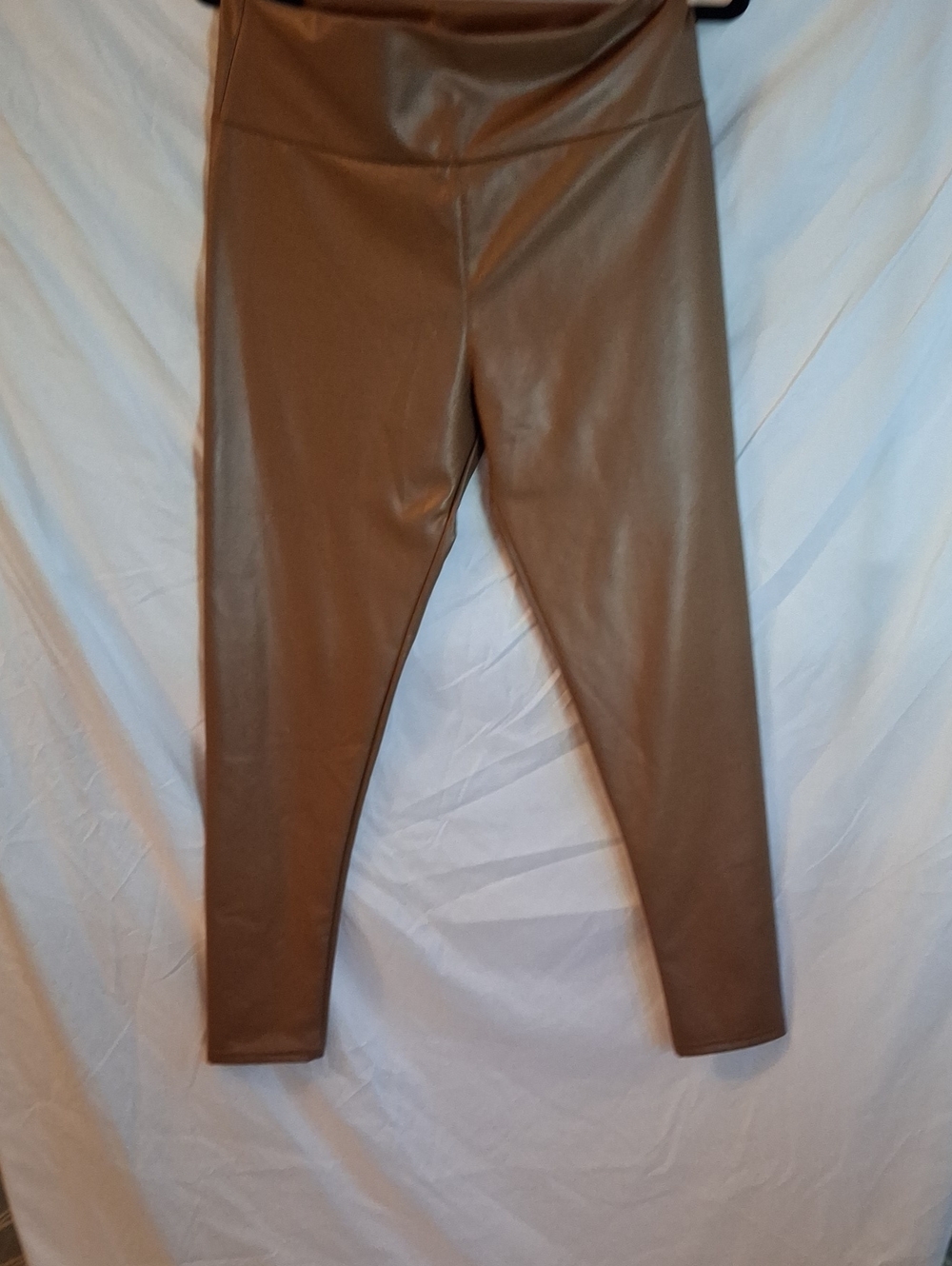 Tagoo High-Waisted Faux Leather Leggings  size XL